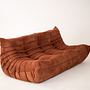 Togo Sofa 3-Seater Cord Coral 1
