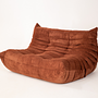 Togo 2-seater sofa cord pink 4