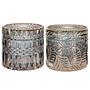 Tealights Banfield Set of 2 Glass Grey 0