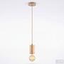 Eluno Pendant Light Solid Pine Iron 1-light 4