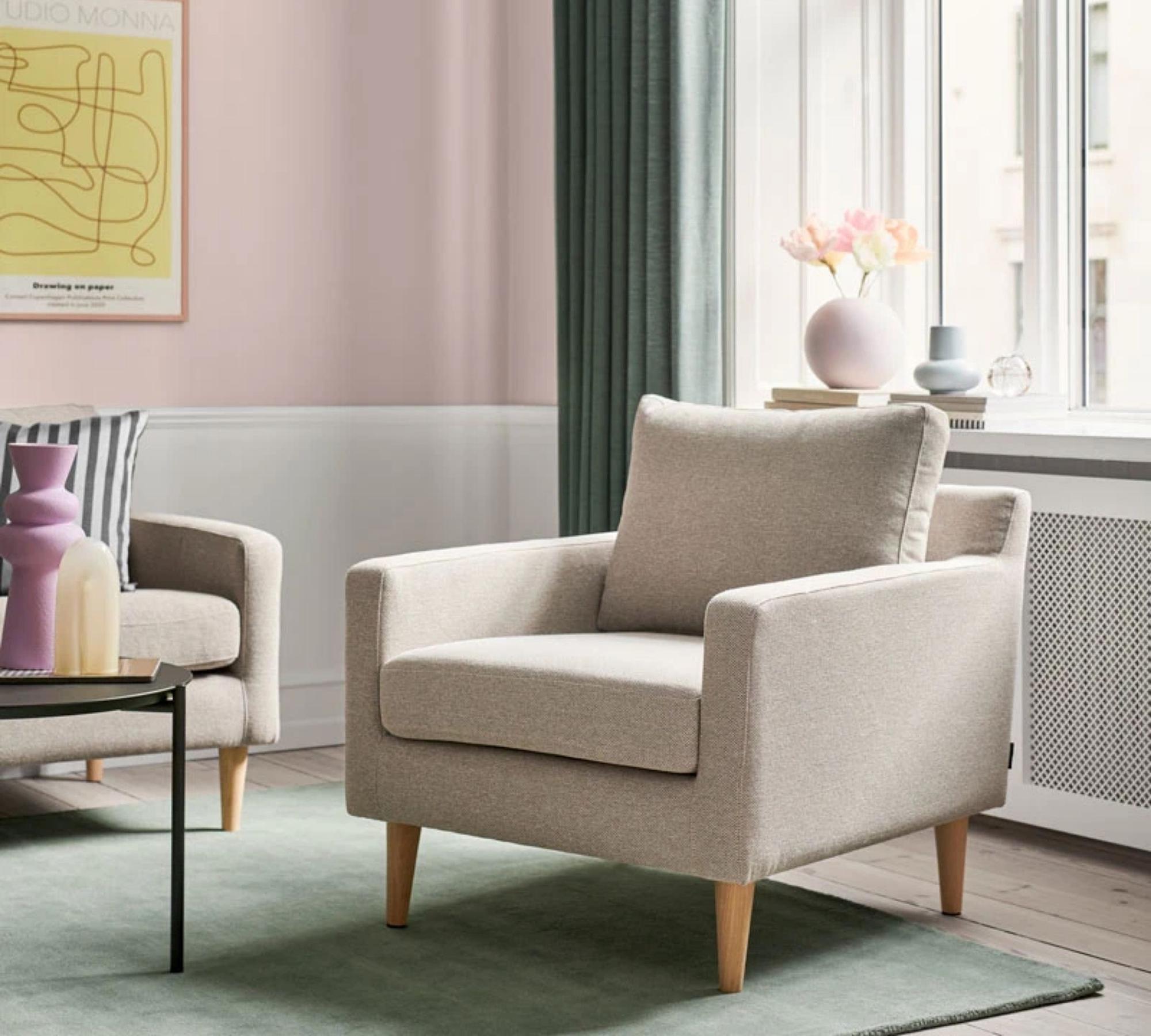 Astha Armchair Agnes Brown 2