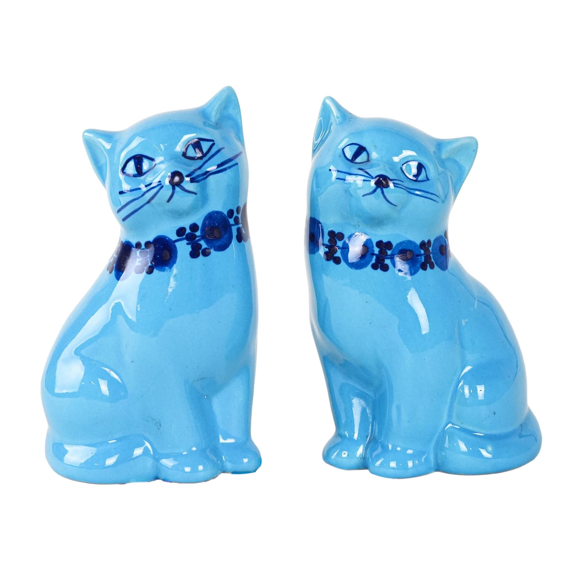 Keramik-Katzenfiguren 1970er Jahre Guldkroken 0