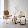 2x Roxanne Chair Wood Brown 1