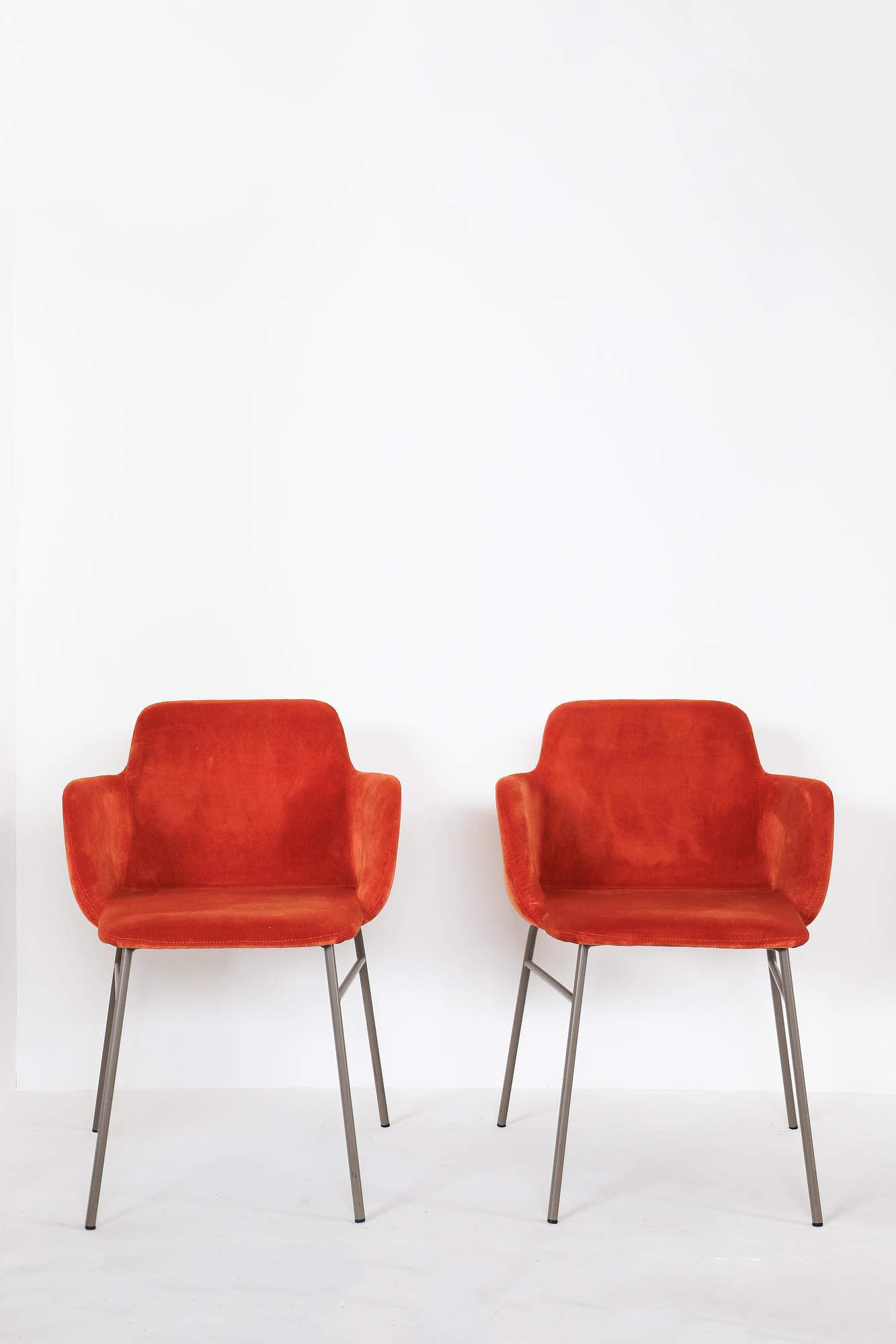 6x Bardot Armchair Velvet Multicolor 5