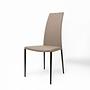 2x Miss Chair Metal Textile Taupe 2