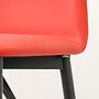2x Bardot 0036 Wood Bar Stool Wood Leather Red 4