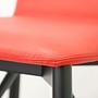 2x Bardot 0036 Wood Bar Stool Wood Leather Red 5