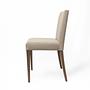 2x Florence Chair Wood Textile Cream 4
