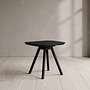 Coffee table ash wood black 1