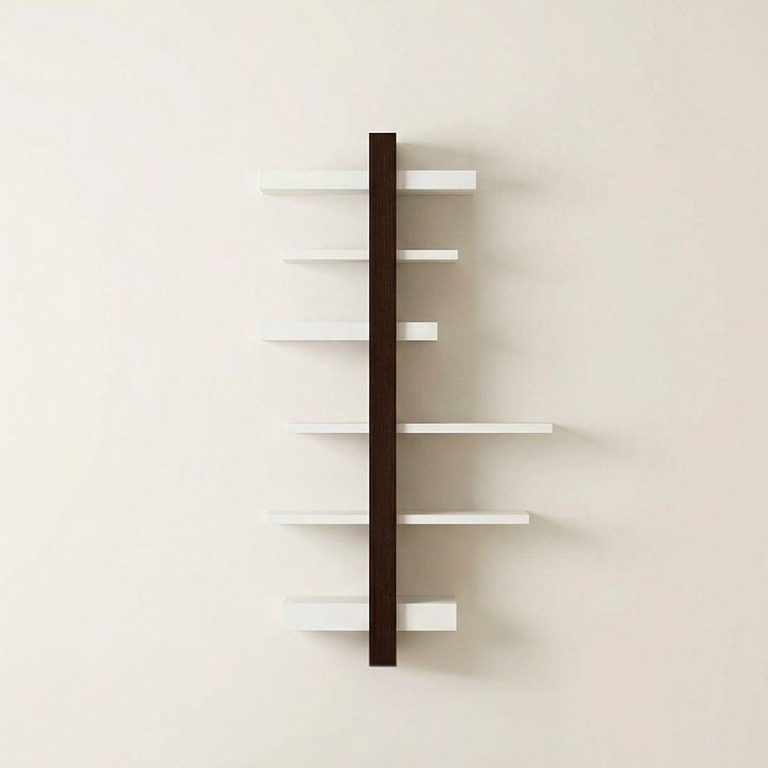 Emotion Bookshelf Wood White 2