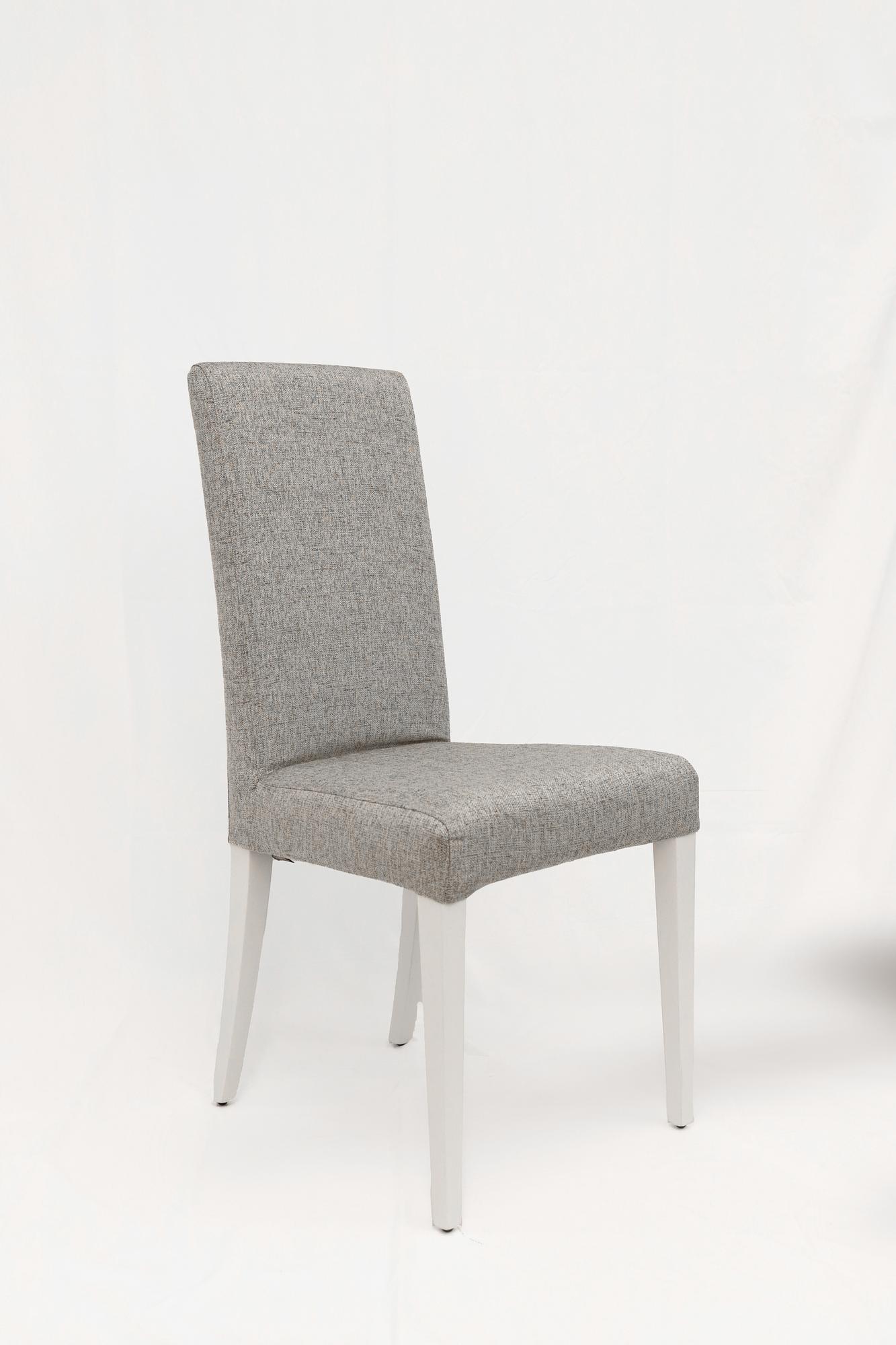 2x Sedia da pranzo Teddy legno grigio 3