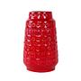 Ceramic vase 1960s Red 0