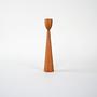 Teak candlesticks 1960s 1