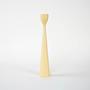 Candlestick 1970s Pastel White 2