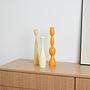 Candlestick 1970s Pastel White 4