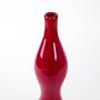 Keramikvase 1970er Jahre Rot 3