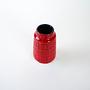Keramikvase 1960er Jahre Rot 3