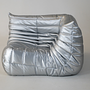Togo Lounge Set 5-tgl. Kunstleder Space Grau 1