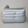 Togo Ecksofa Kunstleder Space Grau 1