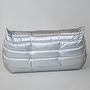 Togo Sofa 2-Sitzer Kunstleder Space Grau 5