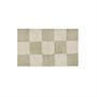 Schach Teppich Klein Bio-Baumwolle Creme 0