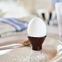2x Yuka Egg Cup Ceramic Brown 2