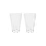 Yuka Groove Glass 2er Set Weiß 0