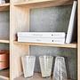 Yuka Groove Glass Set of 2 White 2