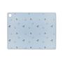 Theo Dino Set da tavola in silicone blu 0
