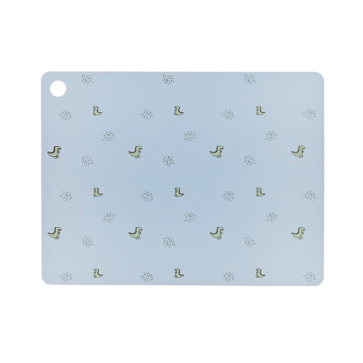 Theo Dino Tischset Silikon Blau 0