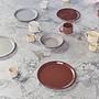 2x Yuka Plate Stone Grey 1