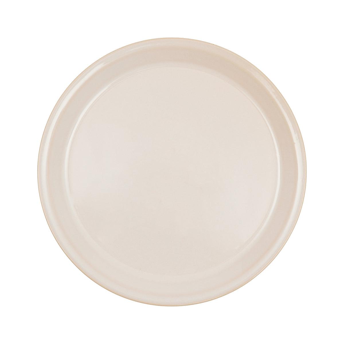 2x Yuka Lunch-Teller Terrakotta Creme 0