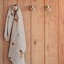 Panda Hook Wood Natural Mini 1