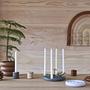 Savi Candle Holder Stone Brown 3