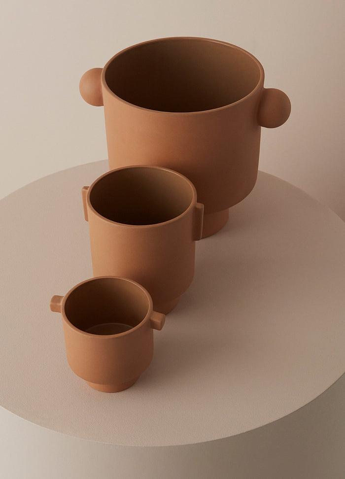 Inka Kana Topf Klein Stein Beige 1