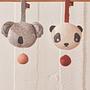 Panda Ciondolo Cotone Biologico Bianco 2