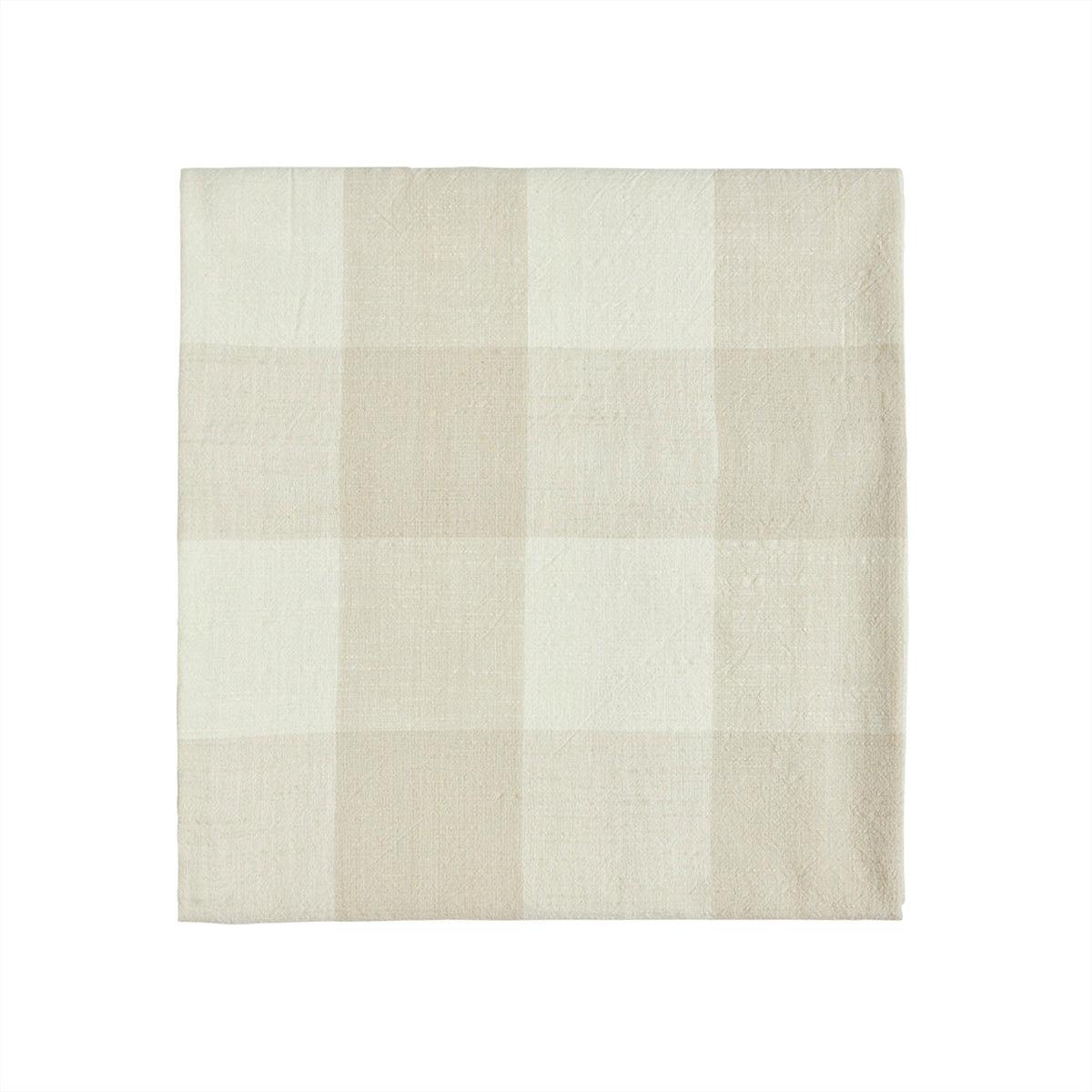 Schach Tischdecke Bio-Baumwolle Clay 260x140 cm 0