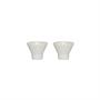 2x Yuka Egg Cup Stone Cream 0