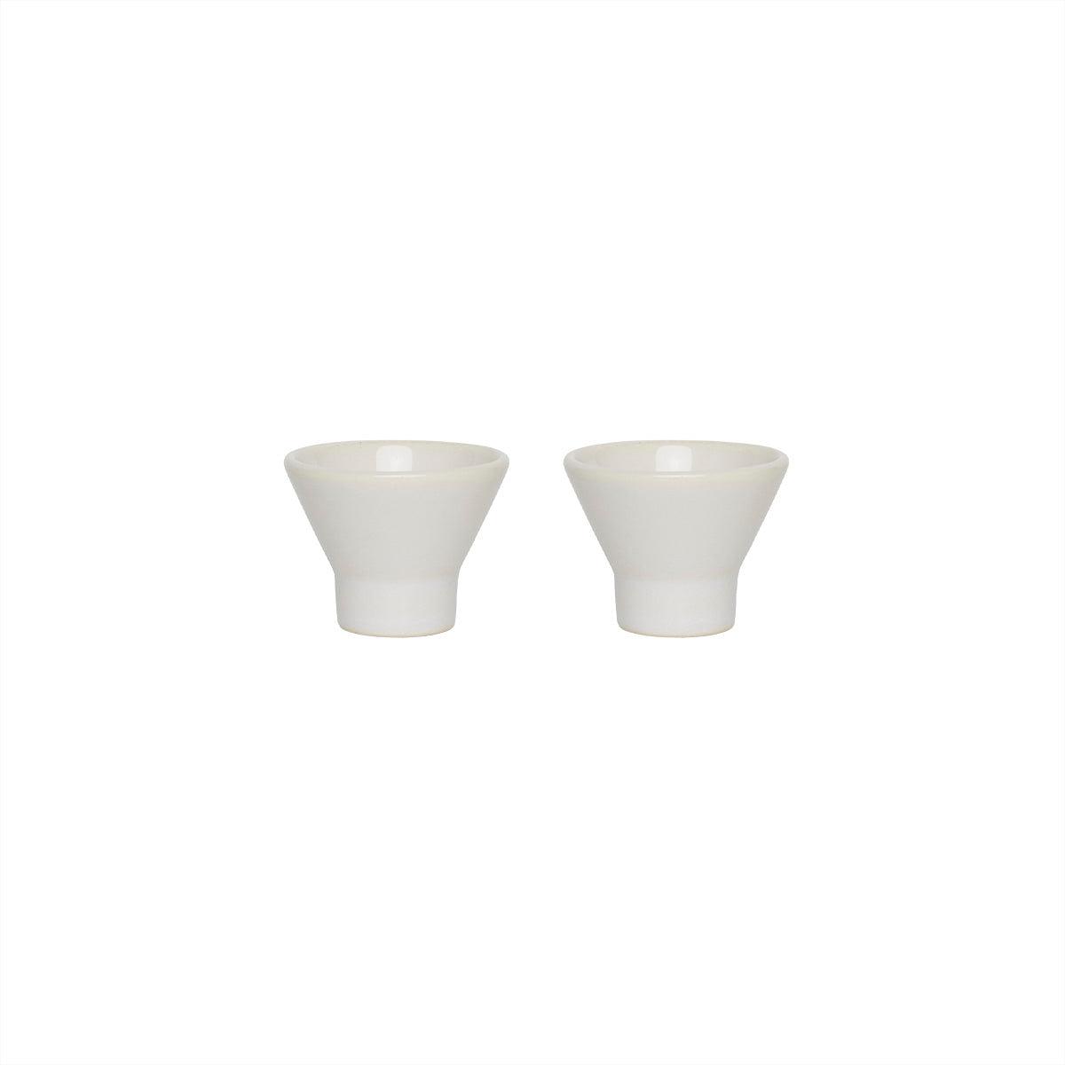 2x Yuka Egg Cup Stone Cream 0
