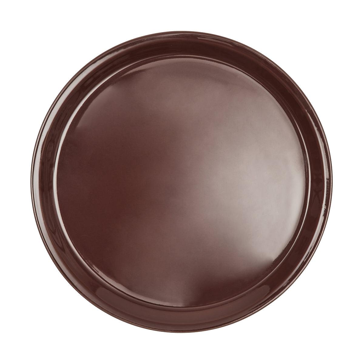 2x Yuka Dinner Plates Terracotta Red 0