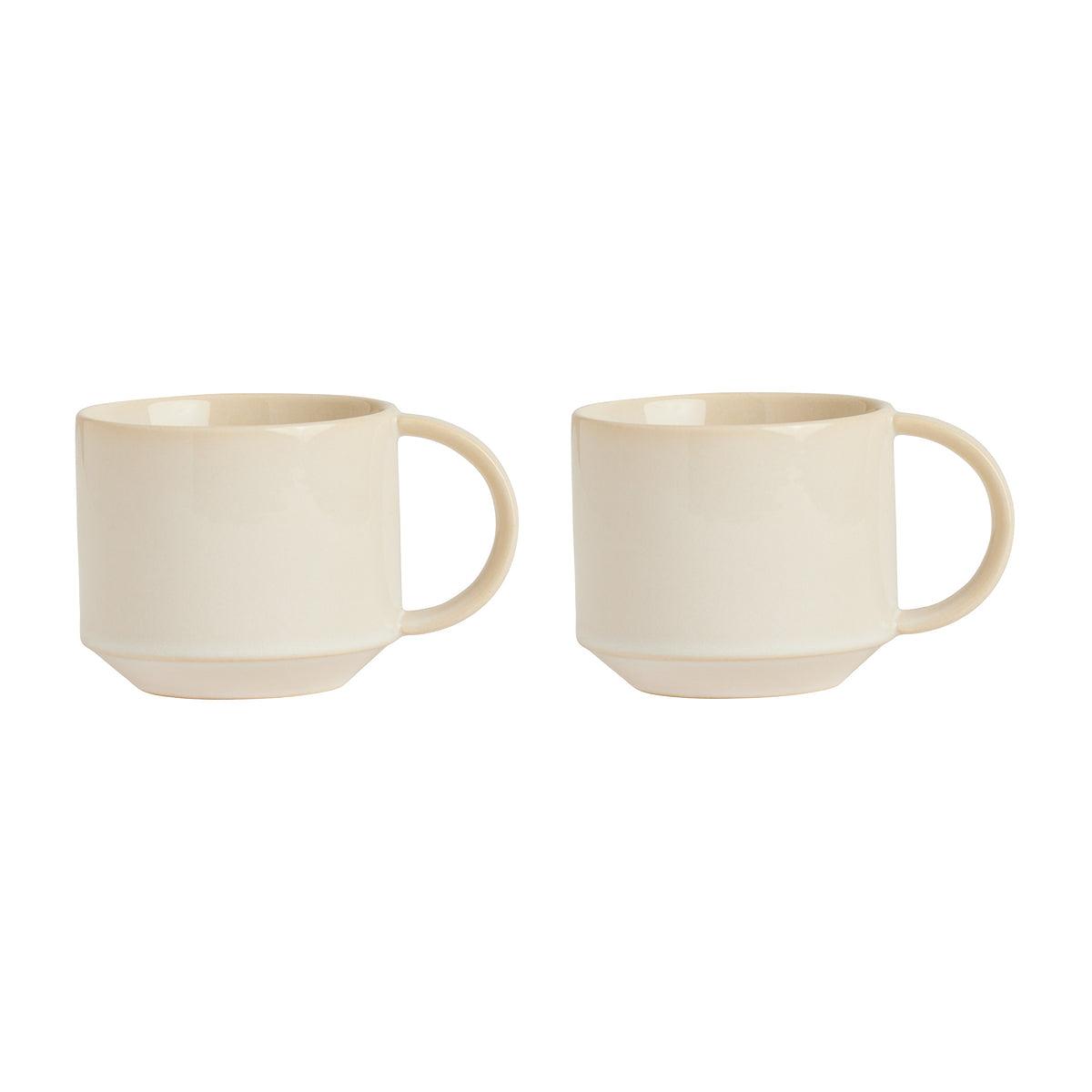 2x Yuka Cup Ceramic Cream 0