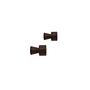 2x Hooks Brass Brown 0