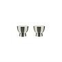 Toppu Eierbecher 2er-Pack Schwarz 0