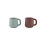 2x Mellow Becher Silikon Braun 0