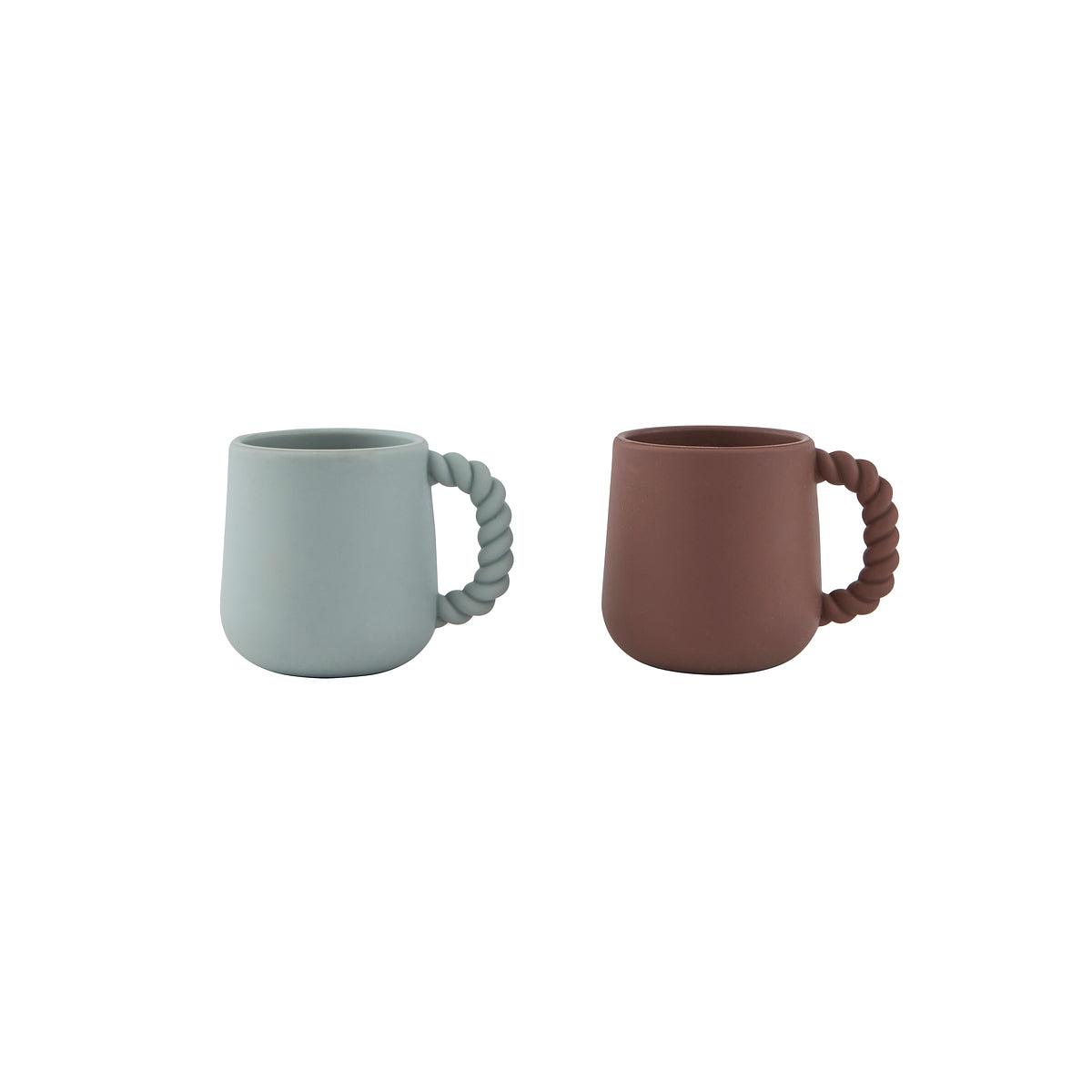 2x Mellow Cup Silicone Brown 0