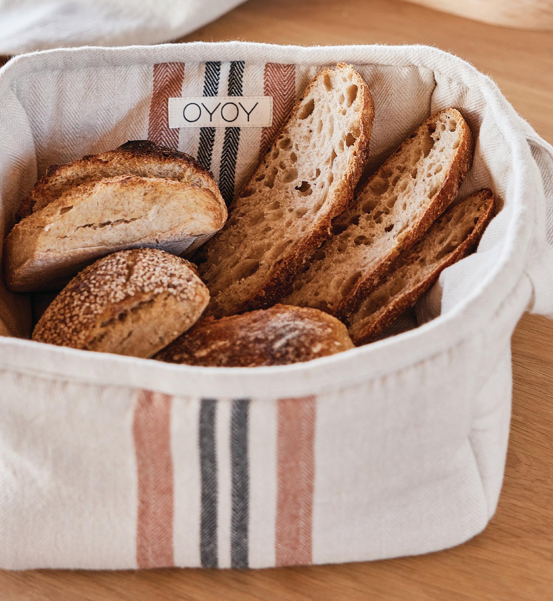 Linu Bread Basket Organic Cotton Cream 3