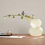 Lasi Vase Glas Gelb 2