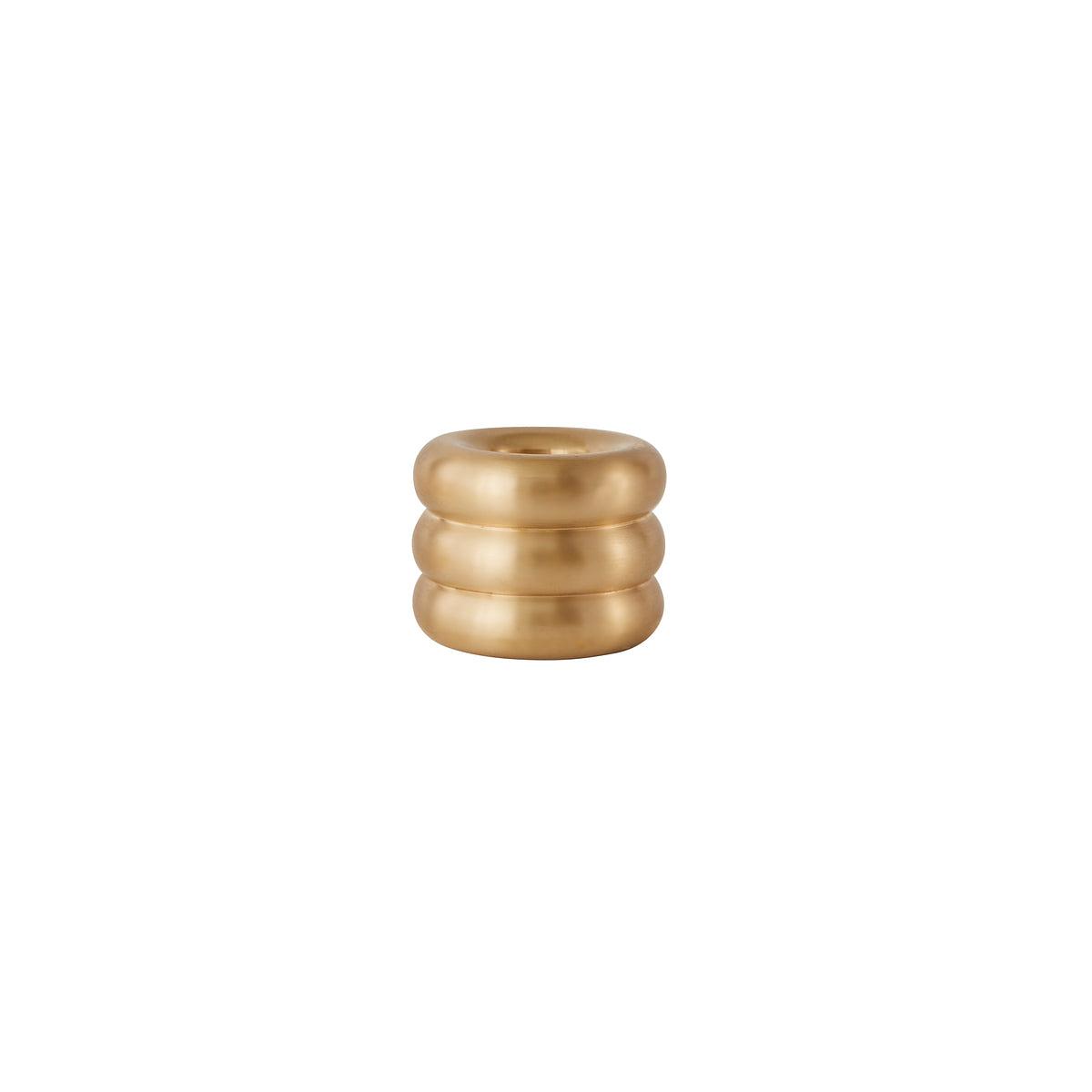 Savi Candle Holder Brass Gold 0