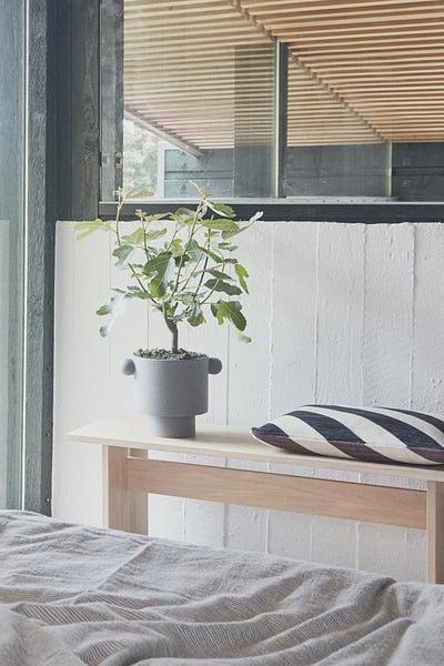 Inka Kana Blumentopf Ceramic Anthrazit 3
