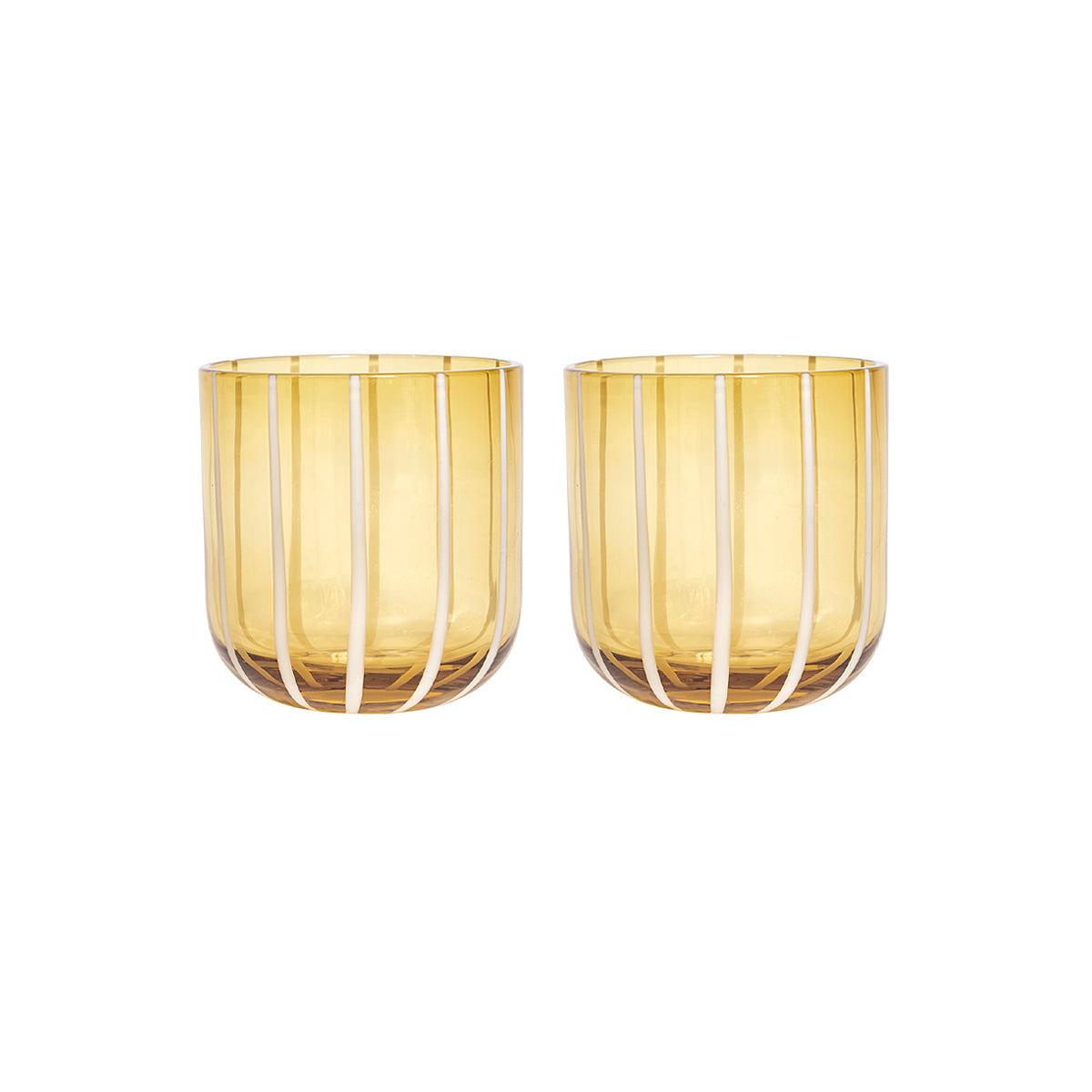 2x Mizu Glass Yellow 0